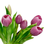 BOUQUET OF 7 LIGHT PURPLE TULIPS 31 CM LIFE-LIKE SPRING DECORATION Home and Garden/Equipment Your Sports Performance