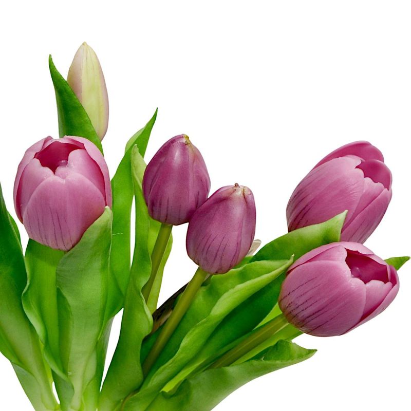 BOUQUET OF 7 LIGHT PURPLE TULIPS 31 CM LIFE-LIKE SPRING DECORATION Home and Garden/Equipment Your Sports Performance