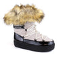 Vinceza W JAN262 beige lace-up snow boots with fur Footwear/Outdoor/Vinceza Your Sports Performance