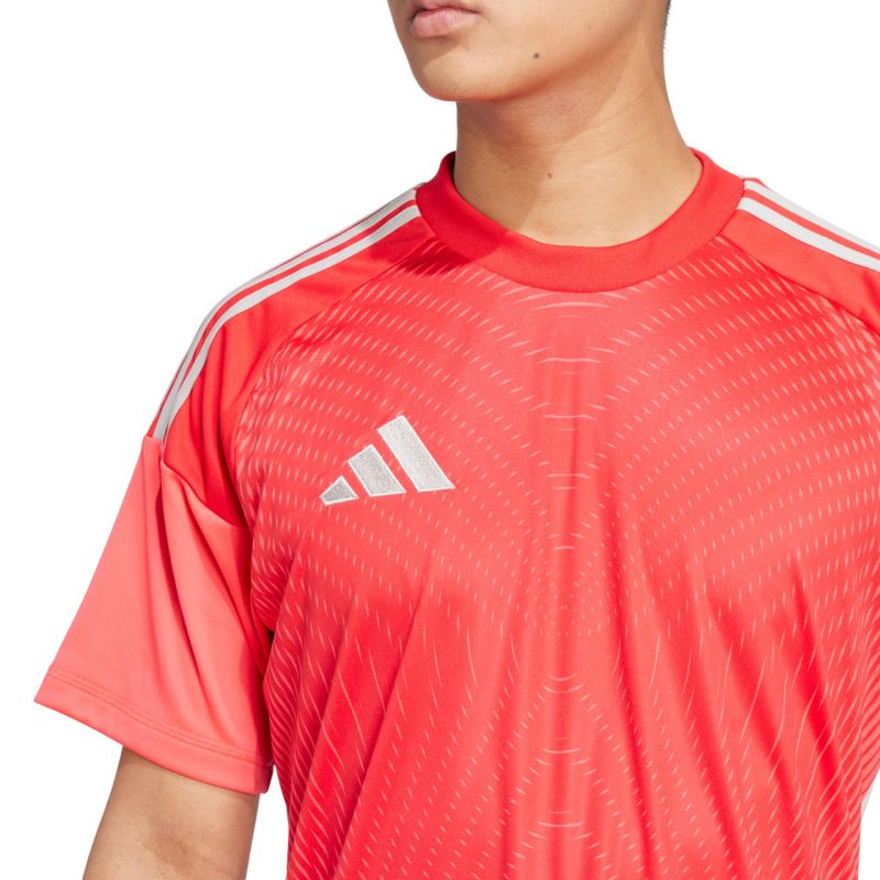 adidas Tiro 25 Competition Jersey Short Sleeve Men's Goalkeeper Shirt Red JI9717 Clothing Your Sports Performance