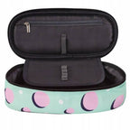Incood Pink Dots School Pencil Case - 0002-0014 Akcesoria i sprzęt koszykarski/Saszetki, nerki Your Sports Performance