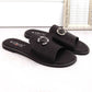 Comfortable flip-flops with rhinestones S.Barski W OLI258A, black Footwear/Lifestyle/S.Barski Your Sports Performance