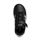 Adidas Grand Court 3.0 Kids Shoes Black and White KJ4369