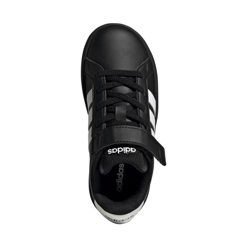 Adidas Grand Court 3.0 Kids Shoes Black and White KJ4369
