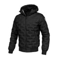 PIT BULL CARVER men's spring jacket black with hood - 52010490000 Odzież/Odzież na co dzień Your Sports Performance