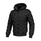 PIT BULL CARVER men's spring jacket black with hood - 52010490000 Odzież/Odzież na co dzień Your Sports Performance