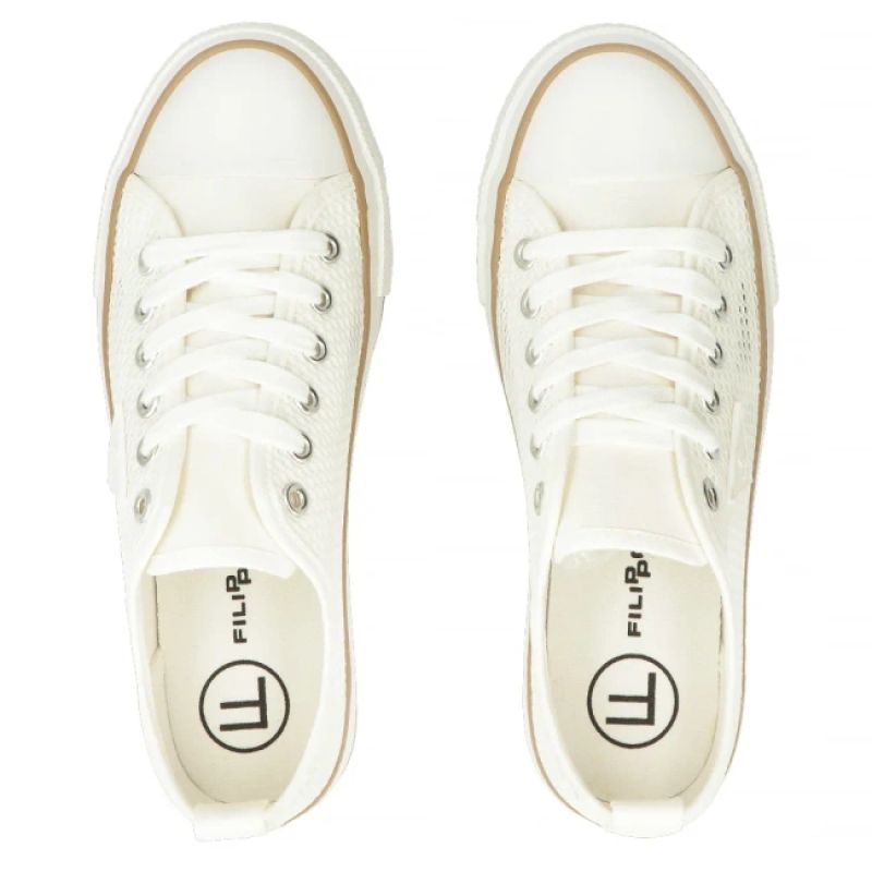 Filippo DTN7856 women's white mesh sneakers Filippo