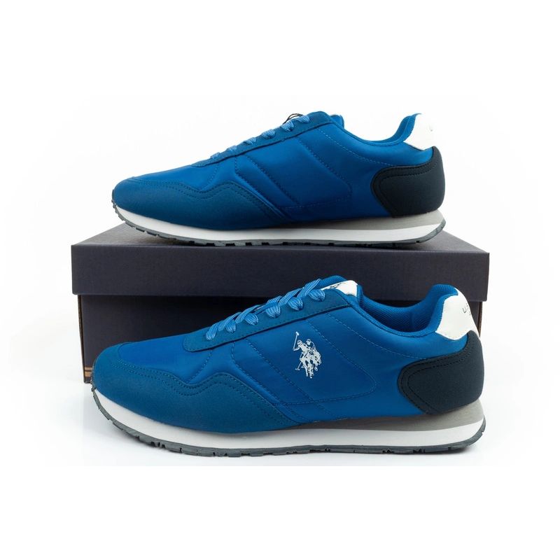US Polo Assn sports shoes sneakers men's fashionable comfortable blue Your Sports Performance