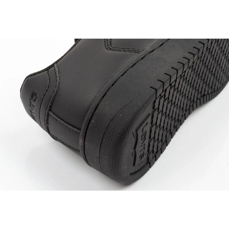 Levi's Union SE black youth sports shoes with velcro