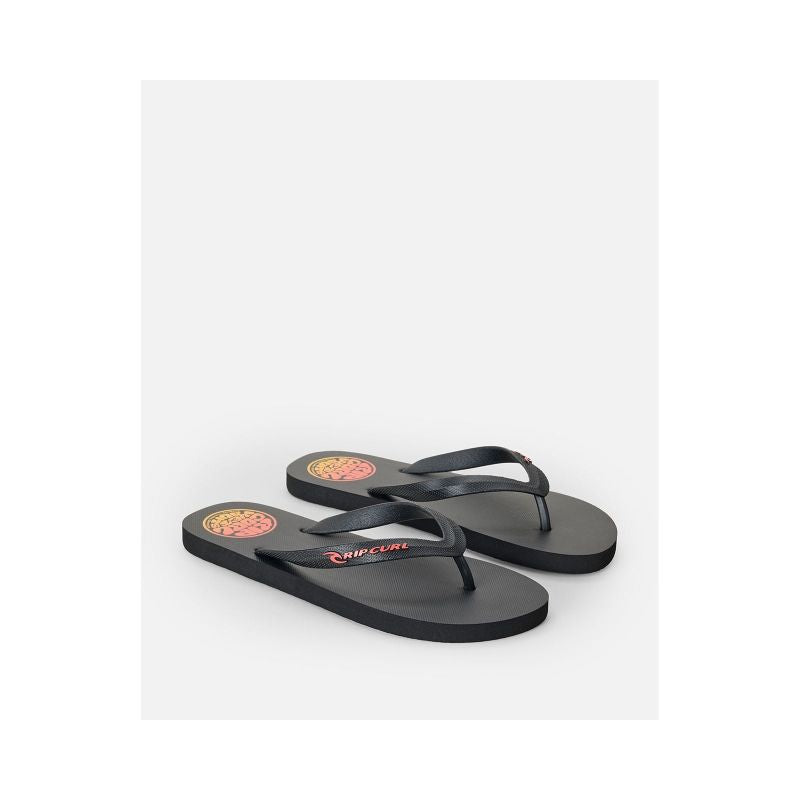 RIP CURL Icons Of Surf Bloom Open Toe Men's Flip-Flops Black