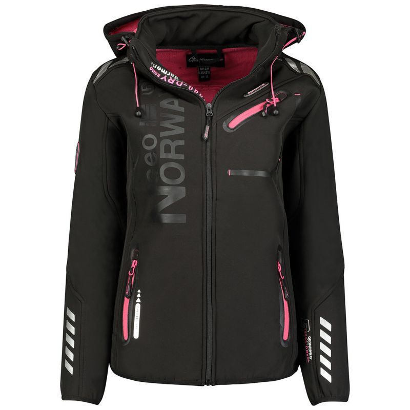 Geographical Norway Reine softshell jacket W WU8182F/GNO-BLACK-PINK Geographical Norway