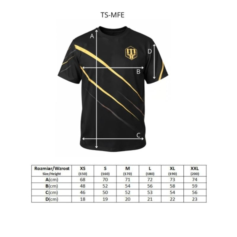 MASTERS TS-MFE Training T-shirt In preparation Your Sports Performance