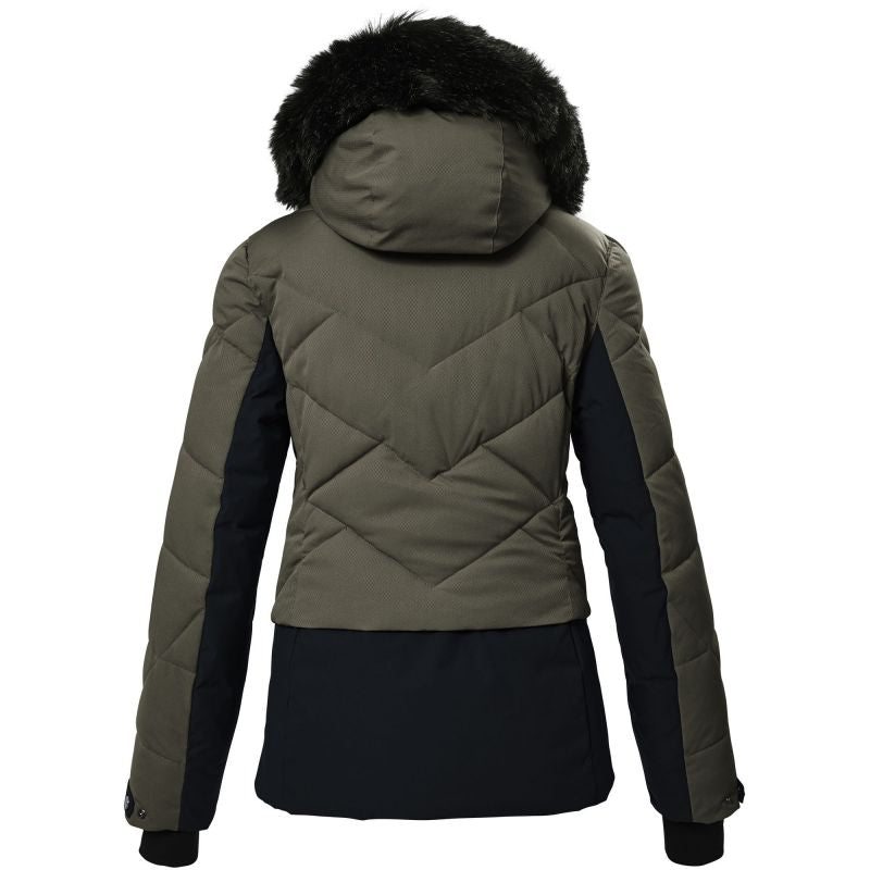 Killtec KSW 102 women's ski jacket, quilted, with a detachable hood, brown (42039/311) In preparation Your Sports Performance