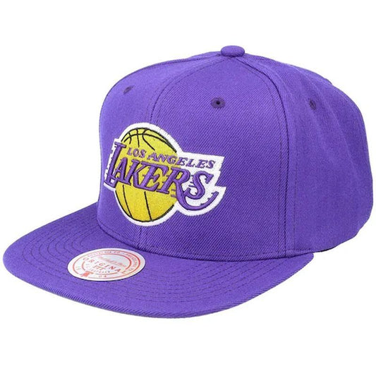 Mitchell & Ness NBA Cap Los Angeles Lakers Top Spot Snapback Hwc Lakers HHSS3256-LALYYPPPPURP Clothing/Basketball/Mitchell & Ness Your Sports Performance