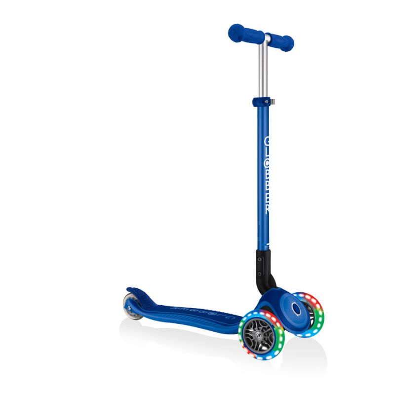 Scooter 3 wheels Globber Primo Foldable Plus Lights Jr 439-100 Accessories/Skating/Hulajnogi Your Sports Performance