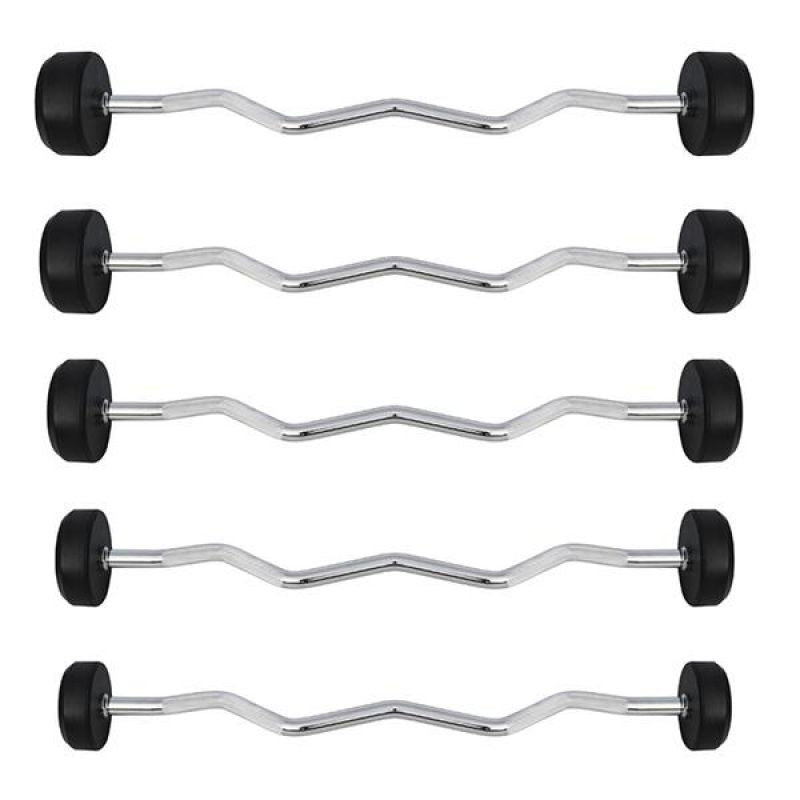 Barbell / Fixed neck Rubberized GSL-40 40 KG HMS Accessories/Training equipment Your Sports Performance