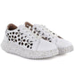 Women's leather platform shoes white Artiker 56C1167 Artiker