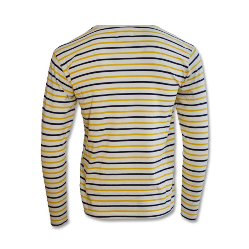 Men's Longsleeve Wood Wood Mel stripe Off sweatshirt -10235404-2323 Double A by WOOD WOOD