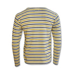 Men's Longsleeve Wood Wood Mel stripe Off sweatshirt -10235404-2323 Double A by WOOD WOOD