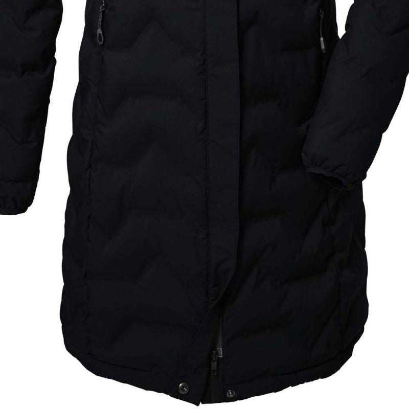 Killtec KOW 9 women's technical parka, quilted, hooded, zippered, waterproof, black (41806/200) In preparation Your Sports Performance