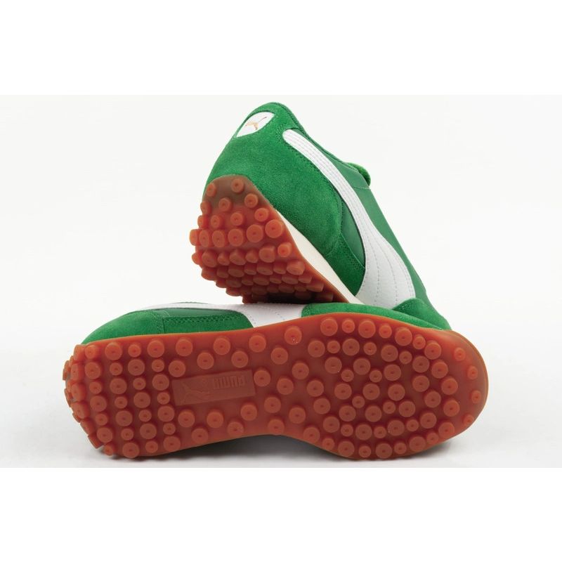 Puma Easy Rider Vintage youth sports shoes suede green