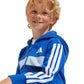 adidas Seasonal Essentials Tiberio 3-Stripes Fleece Tracksuit for Kids Blue JC7488 In preparation Adidas