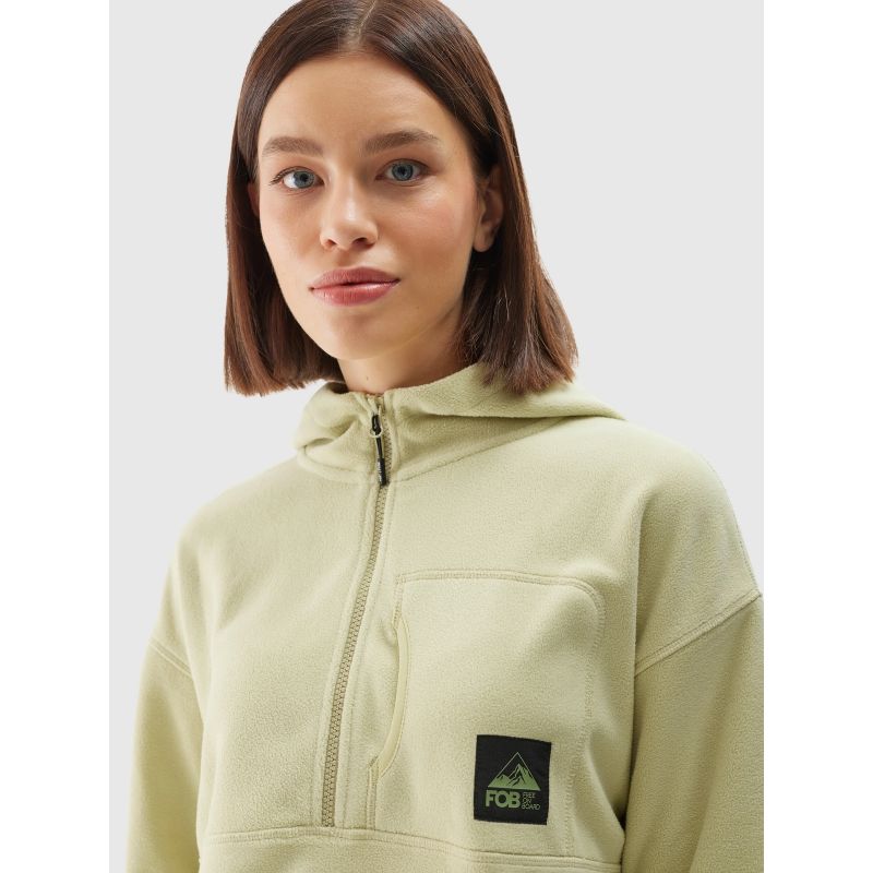 Women's regular hooded fleece 4F 4FWAW24TFLEF248-44S *Kategoria tymczasowa Your Sports Performance