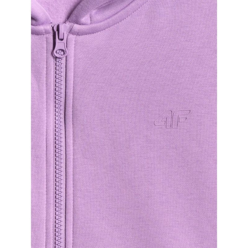 Girls' loose sweatshirt with hood 4F 4FJRSS26TSWSF2715-51S 4f