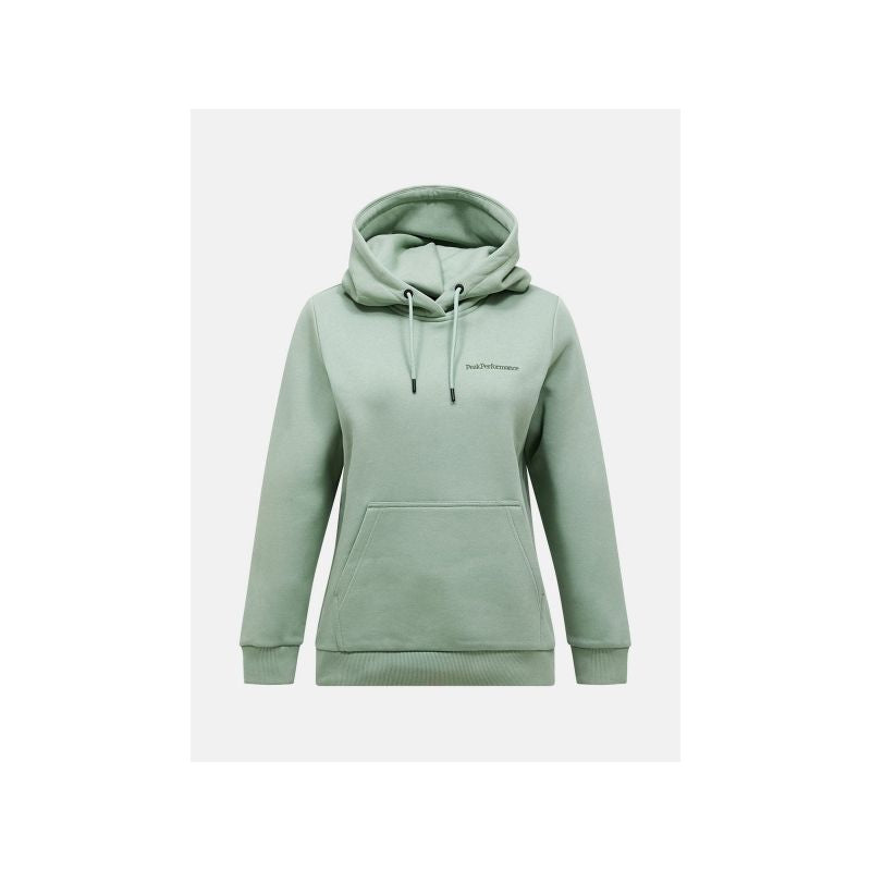 Women's PEAK PERFORMANCE W Original Small Logo Hoodie Green