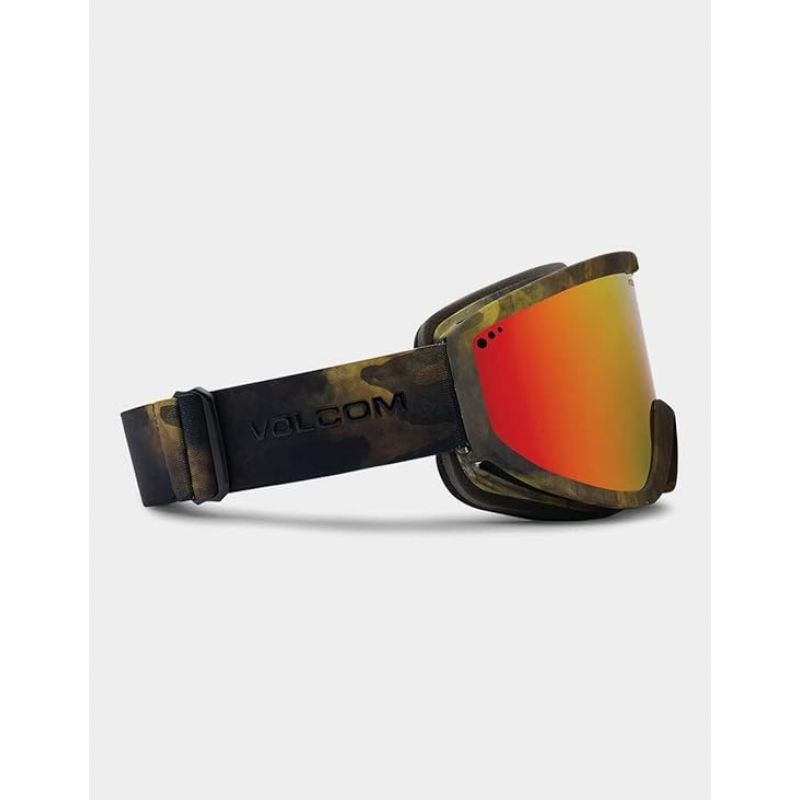 Volcom Footprints Snowboard Goggles Women/Men Ski Winter Sports Red (VG0622103) Accessories/Skiing/Gogle/Volcom Your Sports Performance