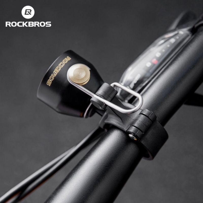 Rockbros bicycle bell 340021001 black Rockbros/Akcesoria Rowerowe/Dzwonki Your Sports Performance