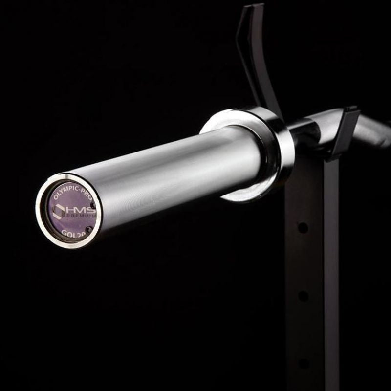 Olympic bar 13.5 kg / 1500 mm with HMS GOL200 clamps In preparation Your Sports Performance