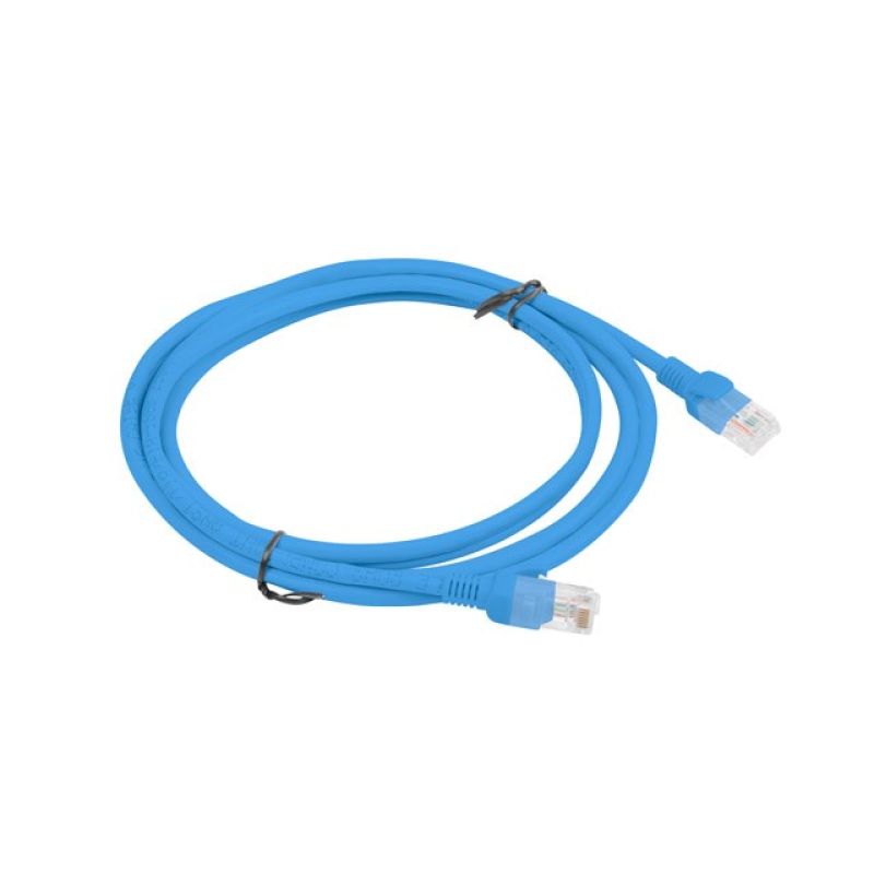 PATCHCORD CAT.6 UTP 2M BLUE FLUKE PASSED LANBERG 10-PACK Kable, gniazda i wtyki/Patchcable Your Sports Performance