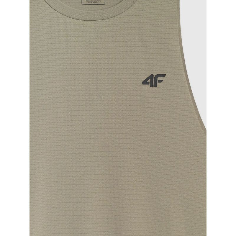Men's quick-drying training tank top 4F 4FWAW25TFSLM554-43S