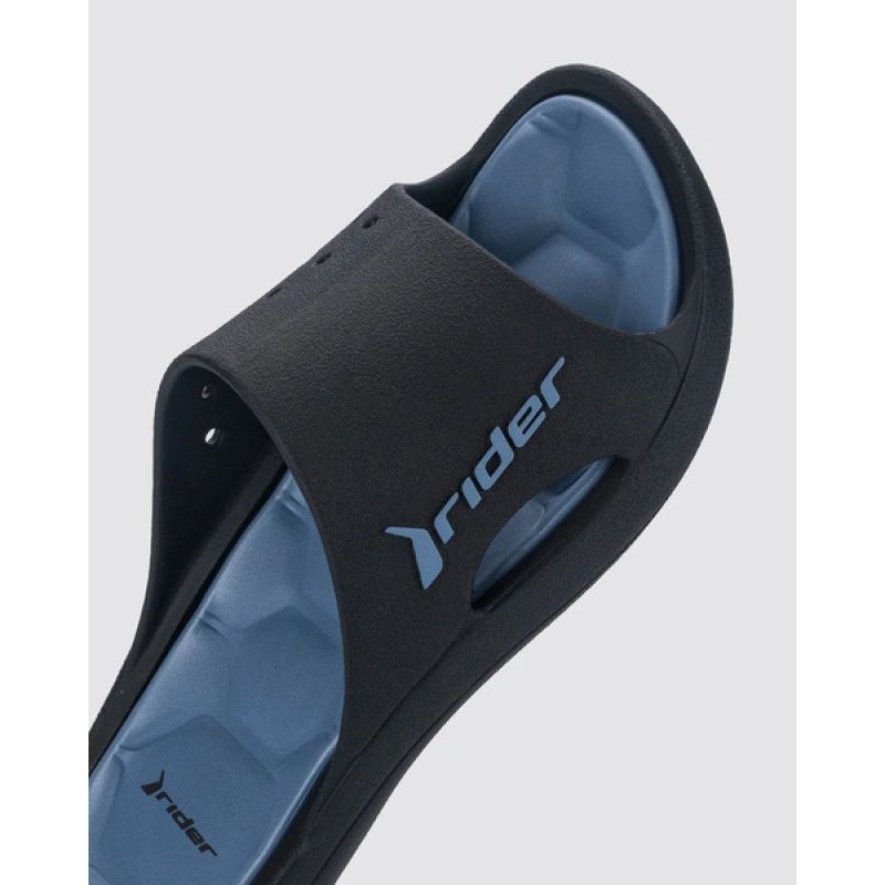 Rider shoes men's sports flip-flops Bay XIV Ad comfortable black slippers Rider