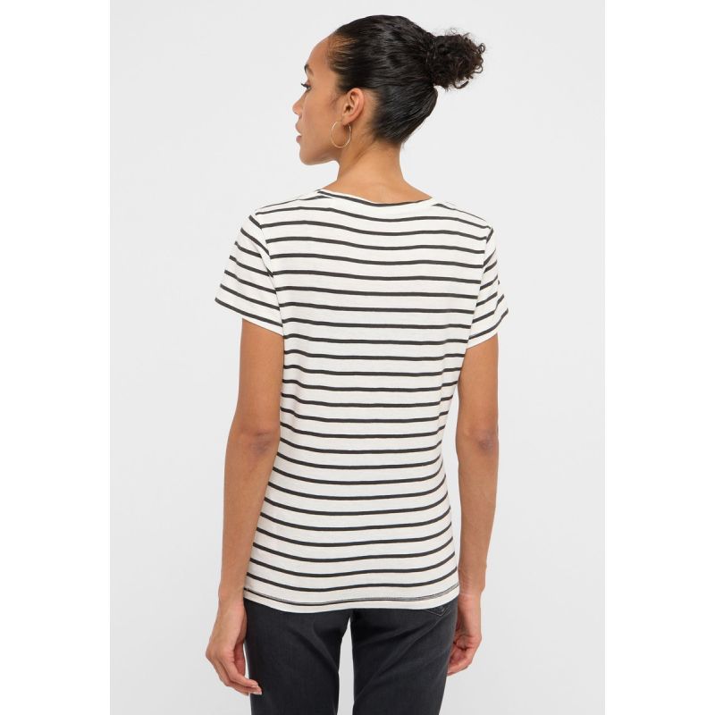Mustang women's striped T-shirt WINONA 1017488 12843 Mustang