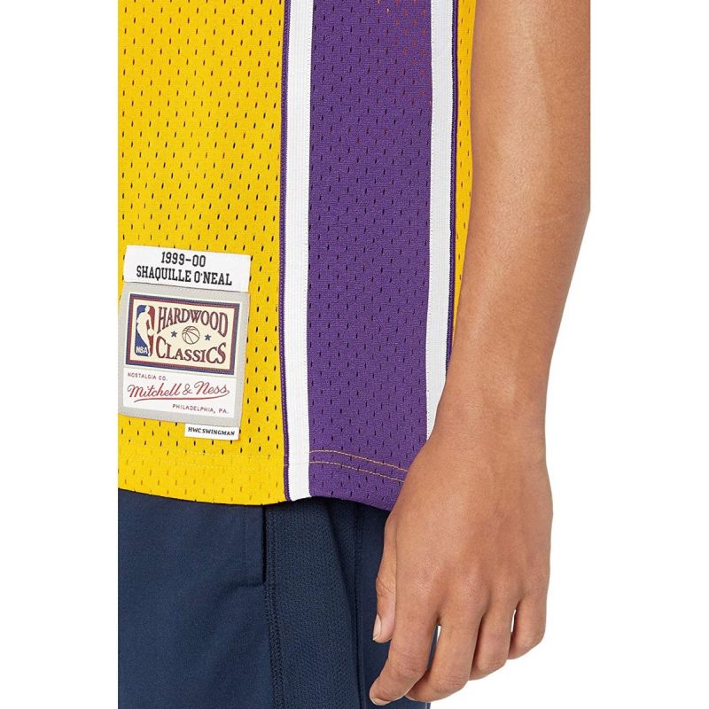 Mitchell &amp; Ness Los Angeles Lakers NBA Swingman Home Jersey Lakers 99 Shaquille O`Neal SMJYGS18179-LALLTGD99SON Clothing/Lifestyle/T-shirts/Mitchell & Ness Your Sports Performance