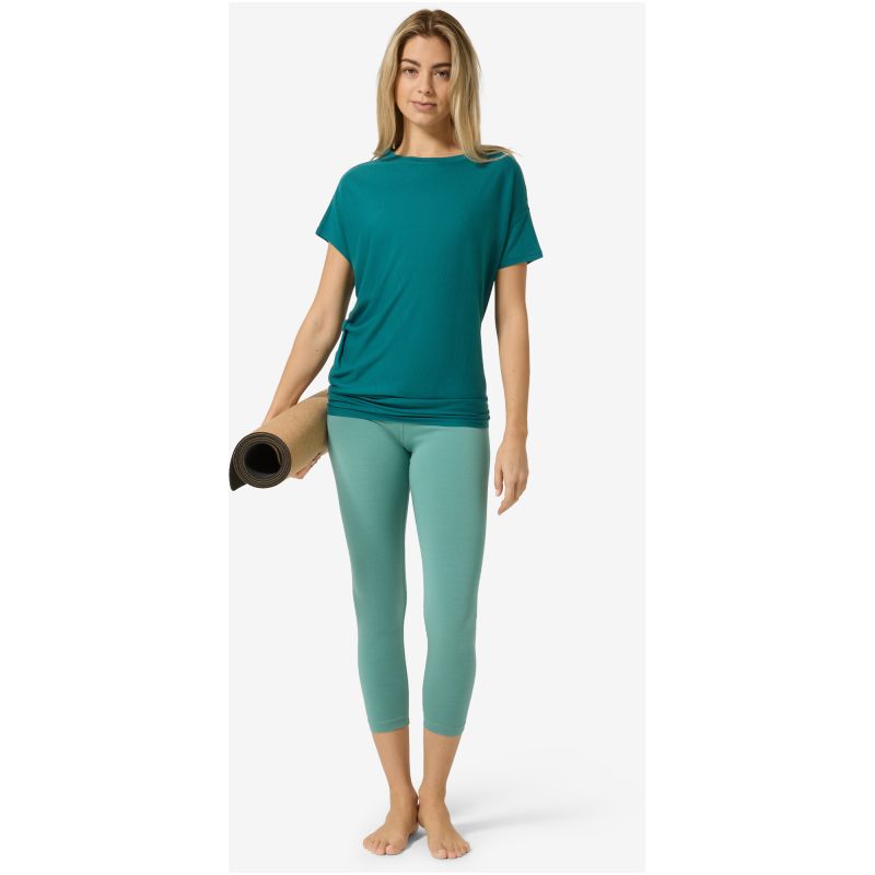 Women's SUPER.NATURAL W Yoga Loose Tee, green