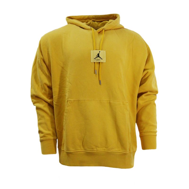 Air Jordan Essentials Statement Fleece Washed Pullover Hoodie Yellow Ocher - FB7290-752 Odzież/Odzież na co dzień Your Sports Performance
