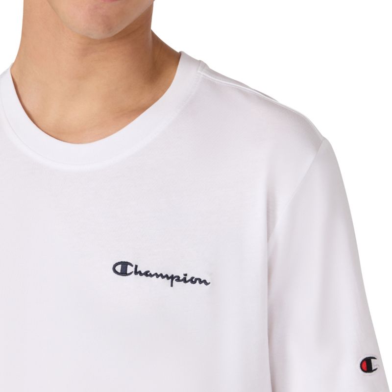 Men's Champion SS Tee white 221798 WW001 In preparation Your Sports Performance