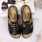 Black leather Roman sandals Rieker W 64580 Footwear/Outdoor Your Sports Performance