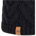 BUFF KNITTED & FLEECE BAND BEANIE CARYN BLACK