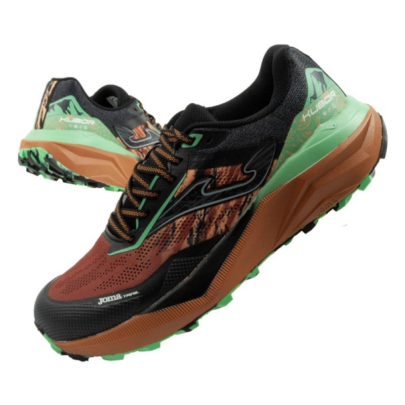 Joma Kubor men's trail running shoes, off-road, cushioned, brown Joma