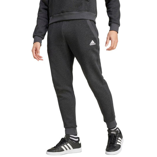 Men's adidas Seasonal Essentials Mélange Pants Gray IW6357 In preparation Adidas