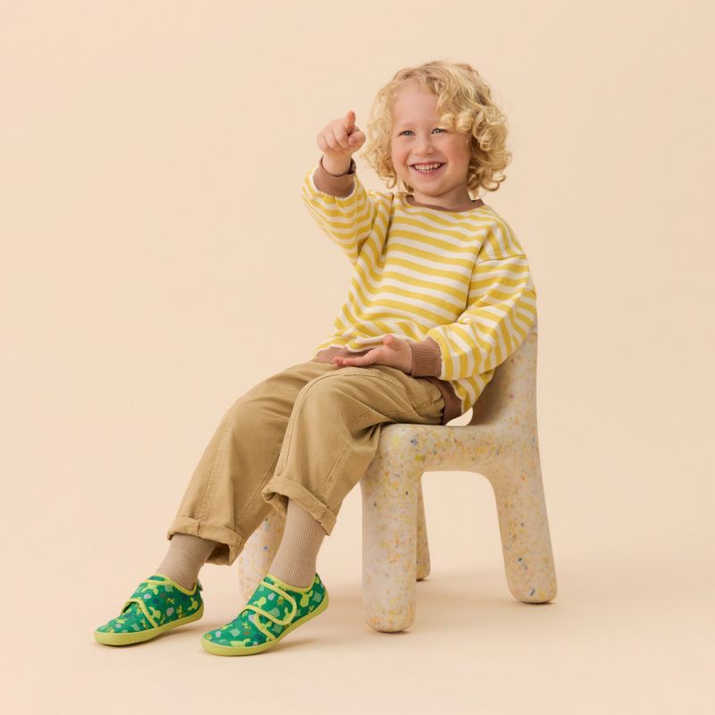Affenzahn Movy Caterpillar Cotton Barefoot Slippers (01398-20001)
