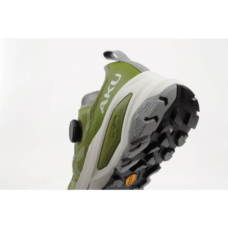 Aku men's trial trekking shoes Furiosa BOA Gore-tex Vibram fashionable green To be categorized Your Sports Performance