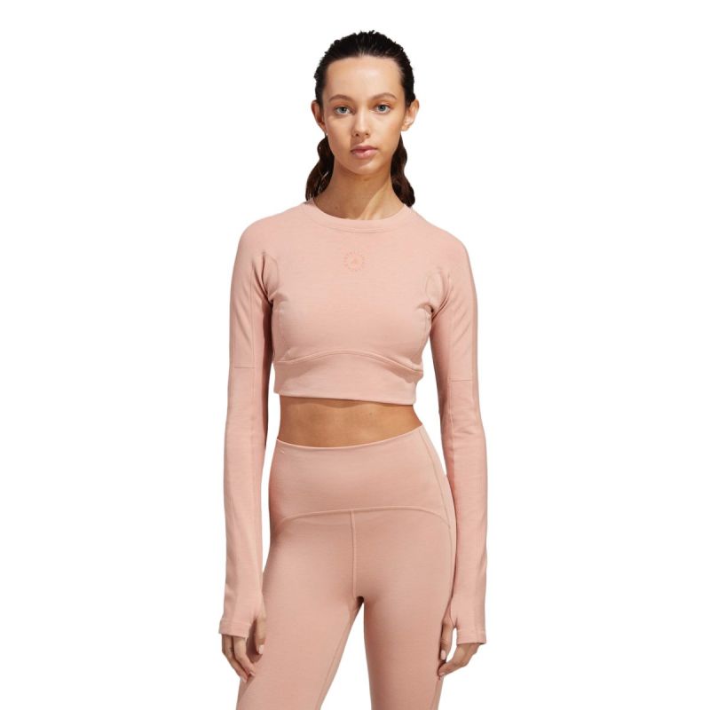 T-shirt adidas by Stella McCartney Truestrength Cropped Long Sleeve W HS1720 Clothing/Training Adidas