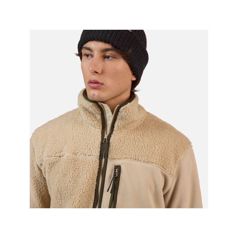 ROSSIGNOL ALLTRACK FZ SHERPA JKT men's sweatshirt gray