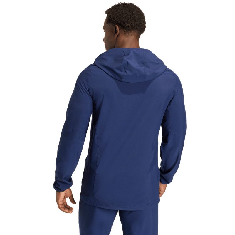 Men's adidas Tiro 26 Travel Windbreaker Jacket Navy Blue KD3334