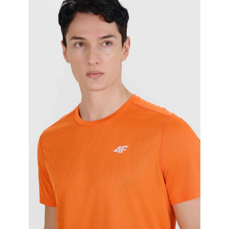 Men's 4F 4FWSS25TFTSM1260-70S regular quick-drying running shirt